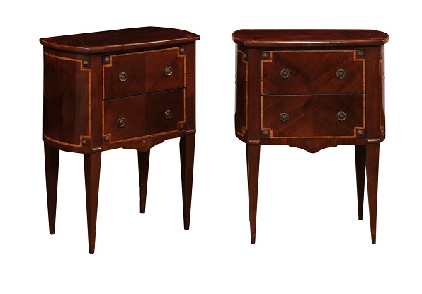 ON HOLD - Italian 19th Century Pair of Bedside Tables