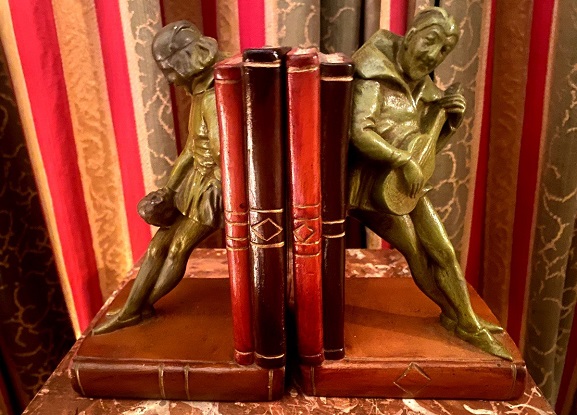 Pair of 20th Century French Bookends 