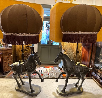Arriving in Future Shipment - Pair of 20th Century French Lamps