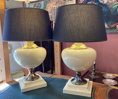 Arriving in Future Shipment -  Pair of 20th Century French Lamps