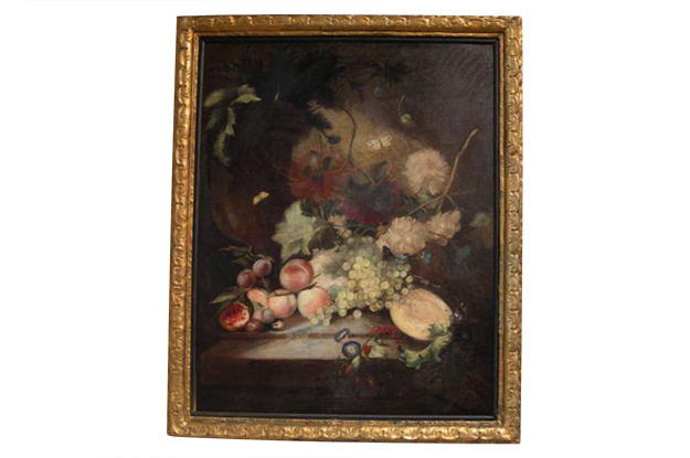 Early 18th Century Dutch Oil on Canvas- Signed- Original Frame