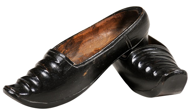 Pair of Antique Small Ladies Shoes