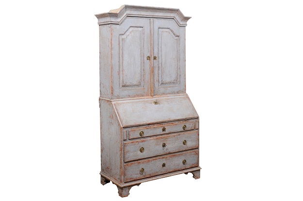 gustavian secretary desk