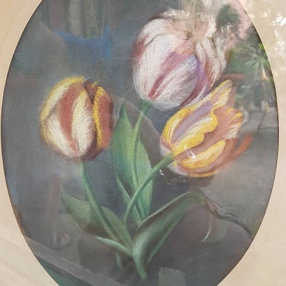 French 19th Century Framed Pastel
