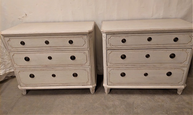 SOLD Arriving In Future Shipment - Swedish 19th Century Pair of Chests