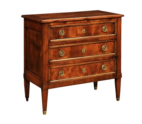 French 19th Century Louis XVI Style Cherry Commode