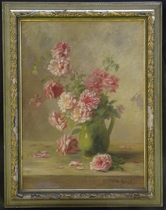French 19th Century Oil on Canvas