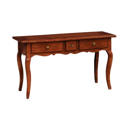 French Walnut 19th Century Louis XV Style Console Table