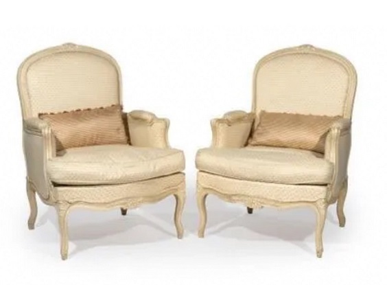 Arriving In Future Shipment - French 20th Century Pair of Louis XV Style Bergeres