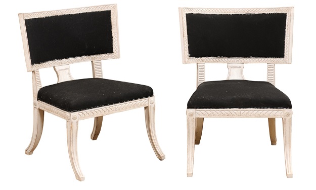 Swedish 20th Century Pair of Chairs