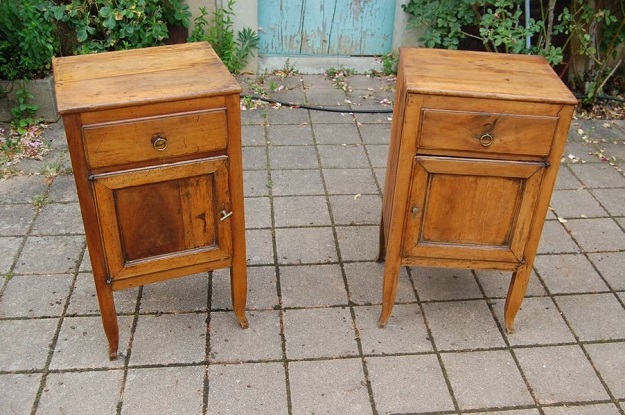 Arriving in Future Shipment - French 18th Century Pair of Louis XVI Nightstands