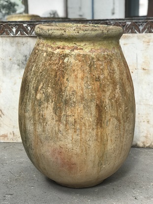 Arriving in Future Shipment - French 19th Century Glazed Terracotta Biot Jar