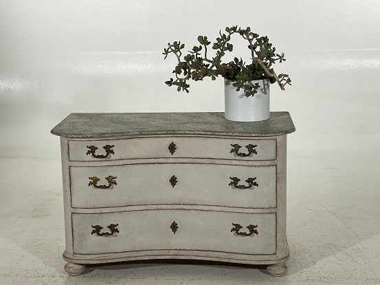 Arriving in Future Shipment - Swedish 19th Century Baroque Style Chest of Drawers