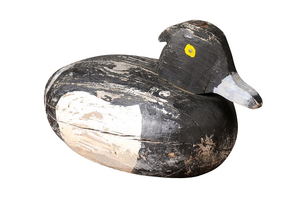 French 20th Century Wooden Duck
