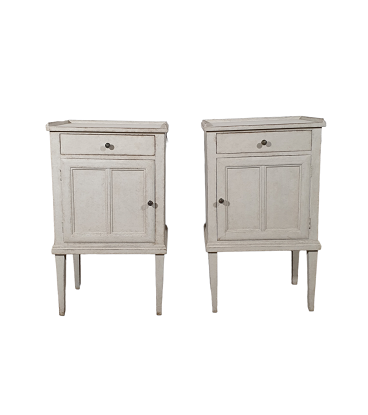 ON HOLD - Arriving in Future Shipment - Swedish 20th Century Pair of Nightstands Circa 1920