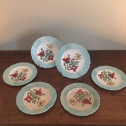 Arriving in Future Shipment - French 19th Century Set of Six Plates