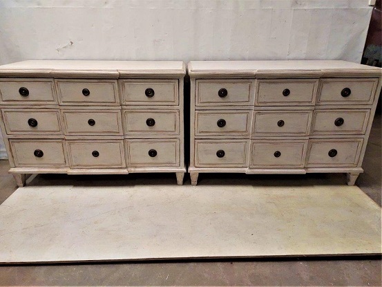 Arriving in Future Shipment - Swedish 19th Century Pair of Painted chests