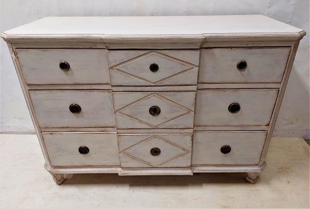 ON HOLD - Arriving in Future Shipment - 19th Century Swedish Chest of Drawers From Dalarna Circa 1850