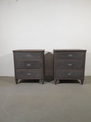Arriving in Future Shipment - 19th Century Swedish Pair of Gustavian Style Chests