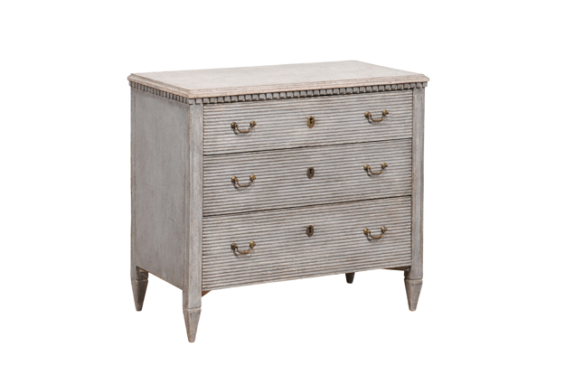 19th Century Gustavian Style Chest of Drawers DLW