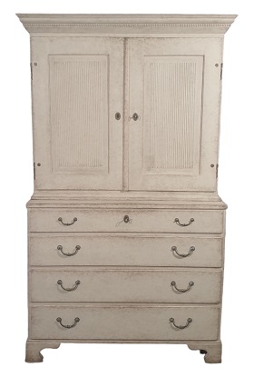 Arriving in Future Shipment - 19th Century Swedish Two-part Cabinet Circa 1834