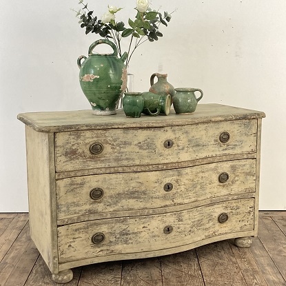 Arriving in Future Shipment - 18th Century French Painted Commode Circa 1760