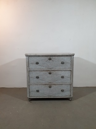 Arriving in Future Shipment - 19th Century Swedish Gustavian Style Chest of Drawers Circa 1870