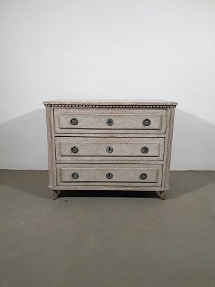 Arriving in Future Shipment - 19th Century Swedish Gustavian Style Chest of Drawers Circa 1850