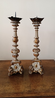 Arriving in Future Shipment - Pair of 20th Century French Candlesticks