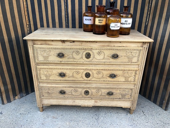 Arriving in Future Shipment - Early 18th Century French Louis XVI Commode Circa 1800