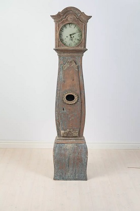 18th Century Swedish Rococo Mora Clock Circa 1770