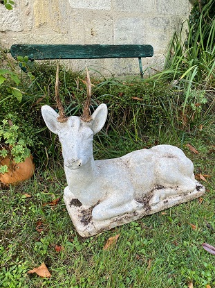 Arriving in Future Shipment - 20th Century French Cement Deer