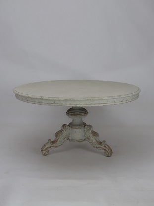 Arriving in Future Shipment - 20th Century Swedish Round Pedestal Table