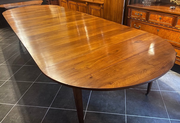 Arriving in Future Shipment - 20th Century French Extension Table with 5 Leaves