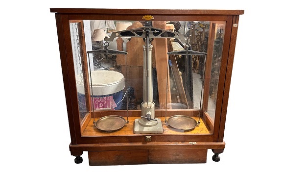 Arriving in Future Shipment - 20th Century German Glass Case Scale