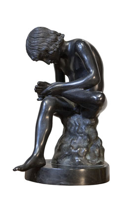20th Century Italian Bronze Statue Of Spinario