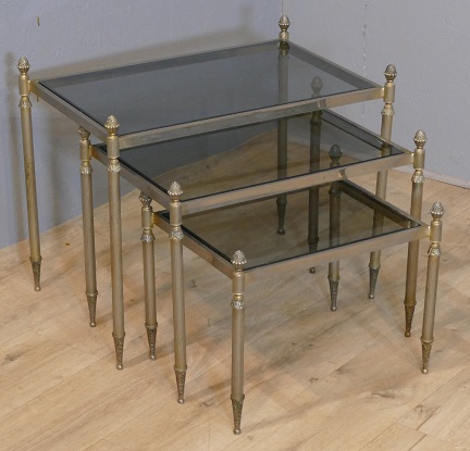 Arriving in Future Shipment - 20th Century French Set of Three Nesting Tables