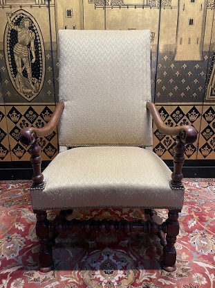 Arriving in Future Shipment - 18th Century French Louis XIII Style Armchair