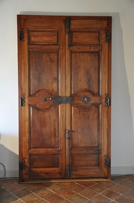 Arriving in Future Shipment - Pair of 18th Century French Double-sided Aix Doors From Avignon