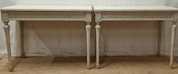 Arriving in Future Shipment - Pair of 20th Century Swedish Console Tables