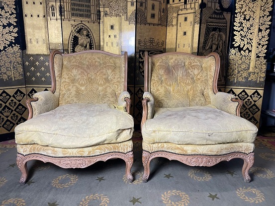 Arriving in Future Shipment - Pair of 20th Century French Louis XV Style Shepherdesses