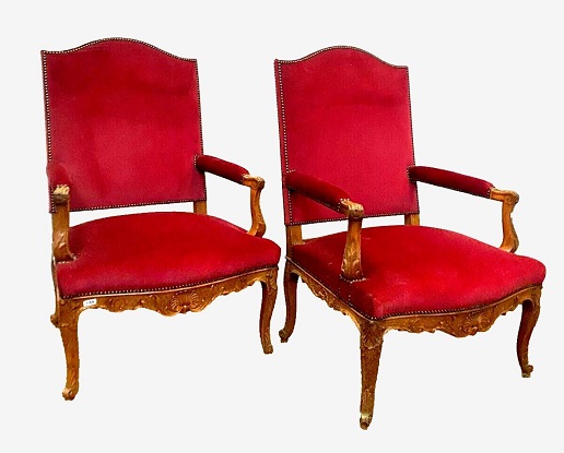 Arriving in Future Shipment - Pair of 19th Century French Arm Chairs