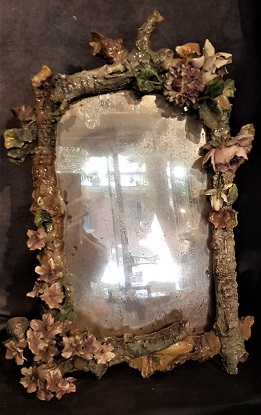 Arriving in Future Shipment - 19th Century Italian Barbotine Mirror