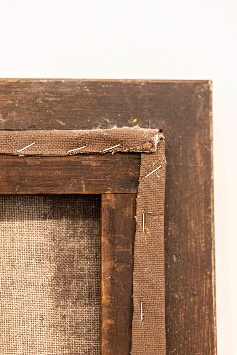 French 19th Century Oil on Canvas Still-Life Painting Depicting Roses in Basket - JAA