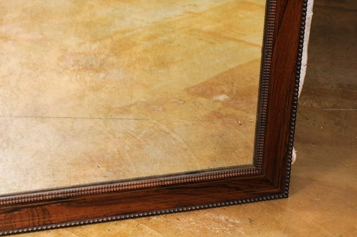 Italian Palisander Mirrors with Carved Frames from the 20th Century, Sold Each - JAA