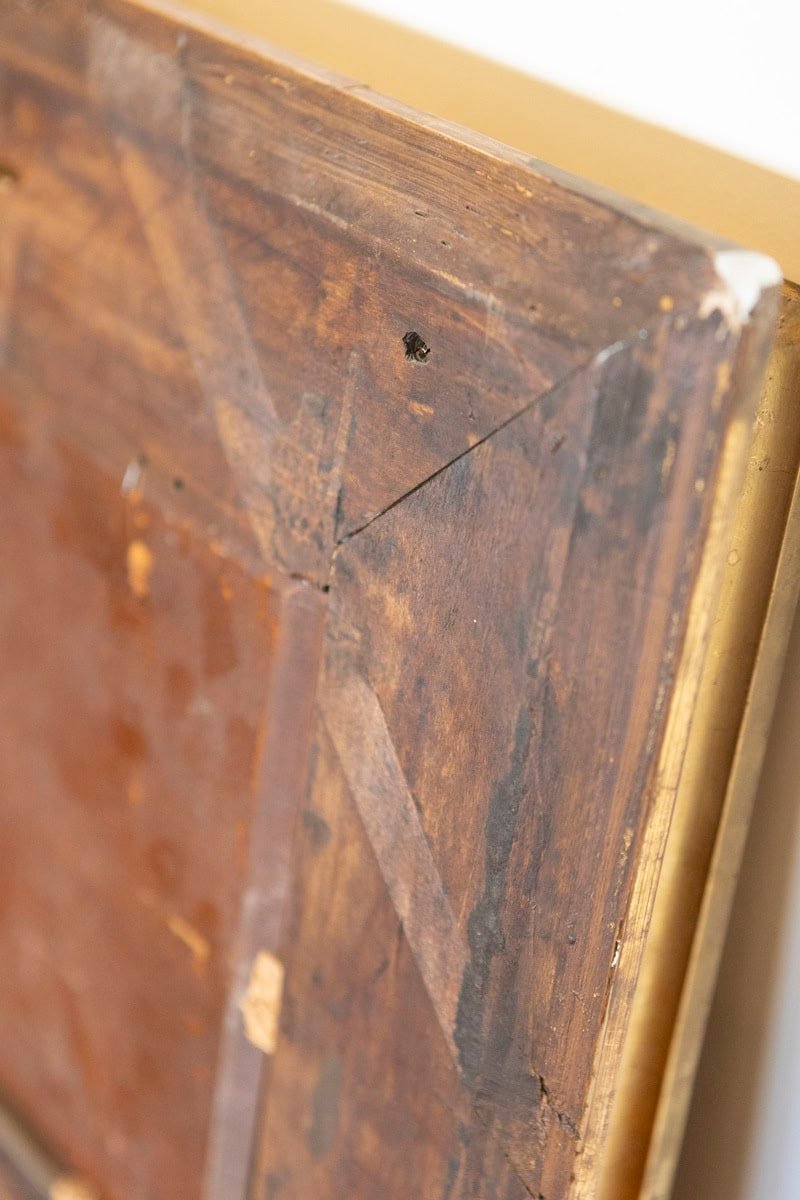 French Giltwood Framed Oil on Panel Kitten Painting Signed Jules Le Roy - JAA