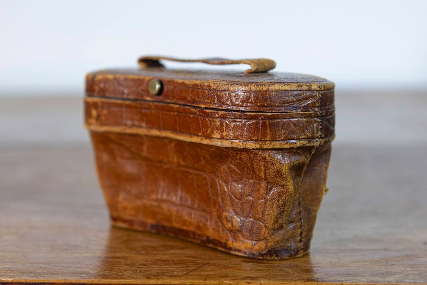 Swedish 20th Century Pair of Theater Binoculars With Leather Case - JAA