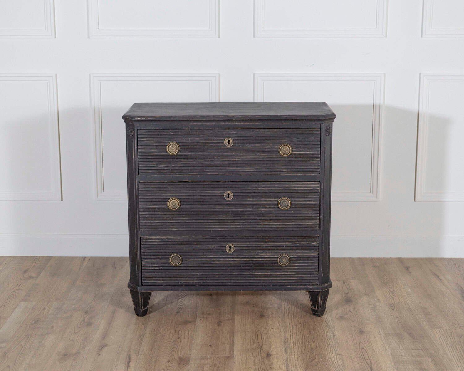 Pair of Swedish Painted Chests of Drawers, Circa 1880 - JAA