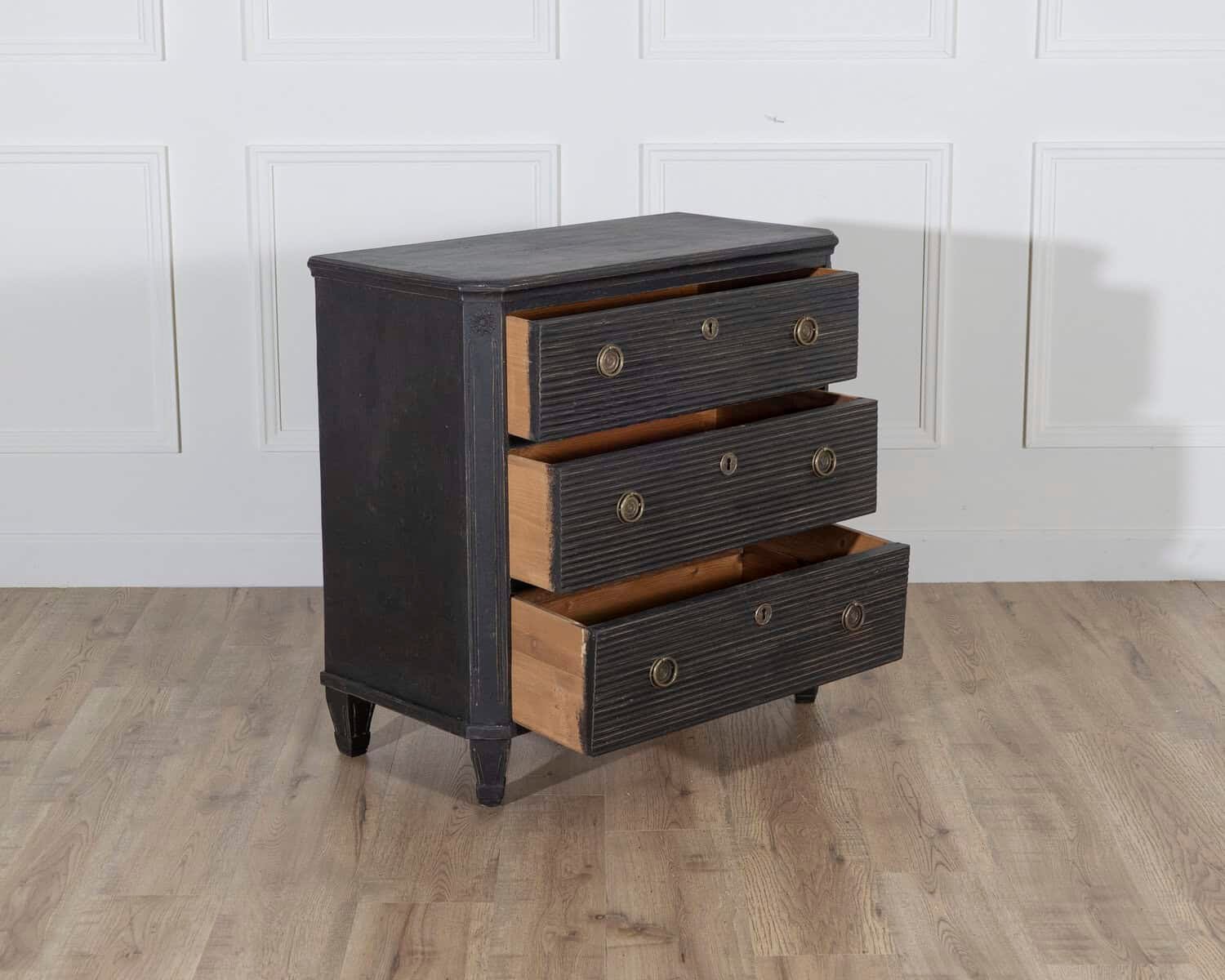 Pair of Swedish Painted Chests of Drawers, Circa 1880 - JAA