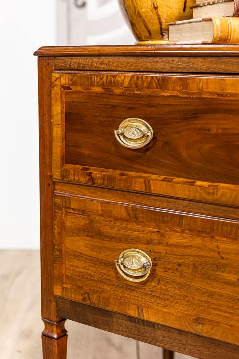 19th Century Italian Neoclassical Commode — Walnut with Patina - JAA